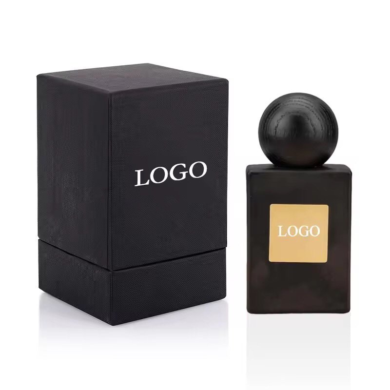 Luxury Black Square Glass Perfume Bottle 30ml - Image 4