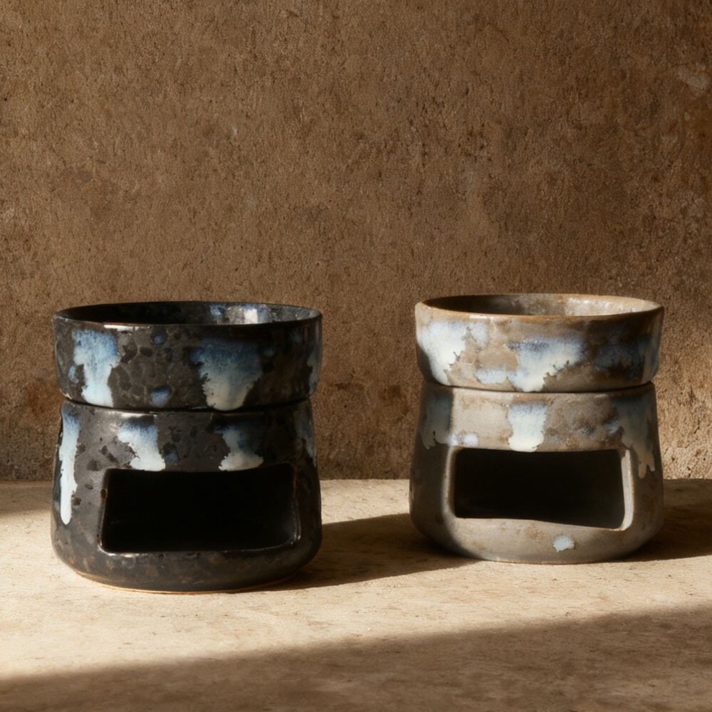 Coiled Ceramic Essential Oil Warmer