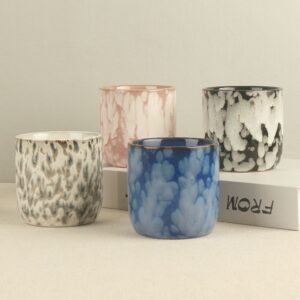 Minimalist Ceramic Candle Cup - Ideal Container for Pouring Soy Wax and Creating Luxury Candles
