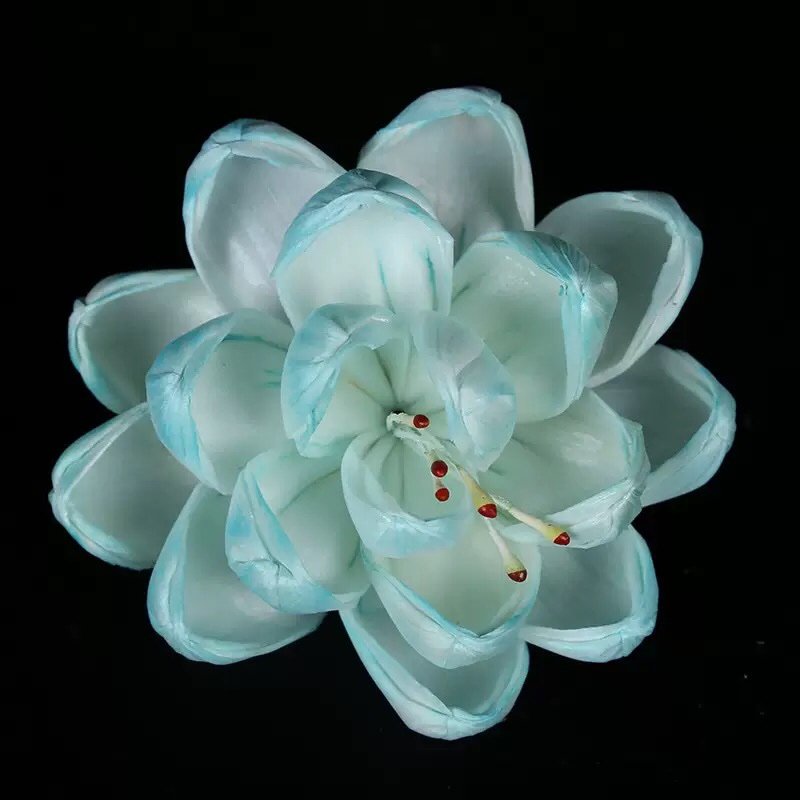 Green sleep lotus dry flower detail displaying natural-looking appearance and eco-friendly materials