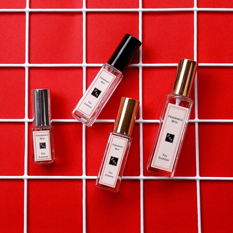 Clear Glass Roll-On Perfume Bottles - 3ml to 30ml Multiple Sizes with Metal Caps