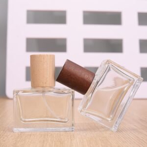Three Wood Cap Options for Spray Bottle - Beech, Dark Beech, Walnut Finishes
