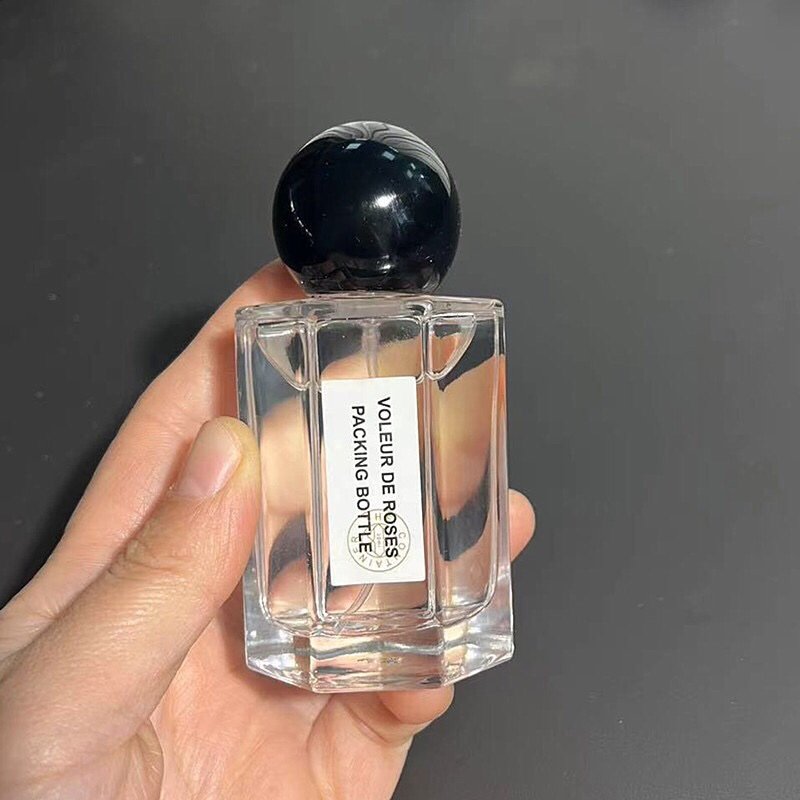 Portable Glass Spray Bottle with Ball Cap - Travel-Friendly Fragrance Container