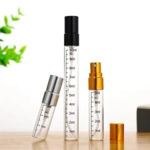 Premium Cap Options - Black Gold Silver for Mini Perfume Bottles