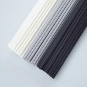 Fiber sticks in white, gray, and black – multiple color options for custom reed diffuser projects